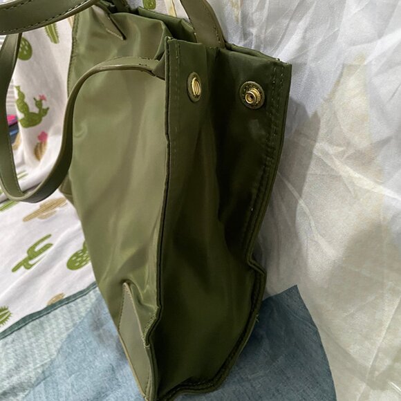 Tory Burch Dark Green Nylon Women's Handbag - Picture 11 of 12